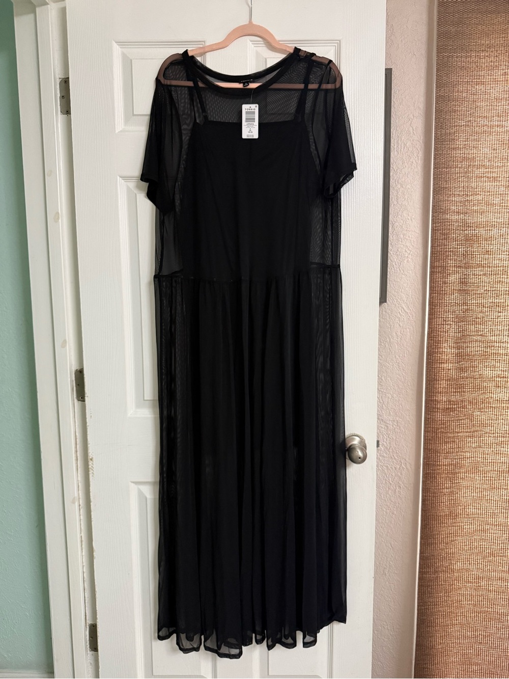 torrid Black Sheer Maxi Dress